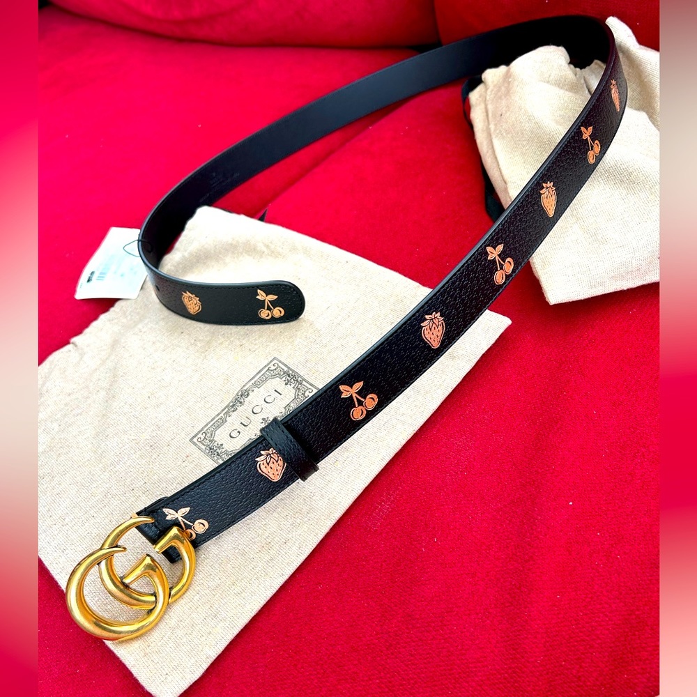 COPY - Gucci black Marmont Doll belt NID - Picture 5 of 9